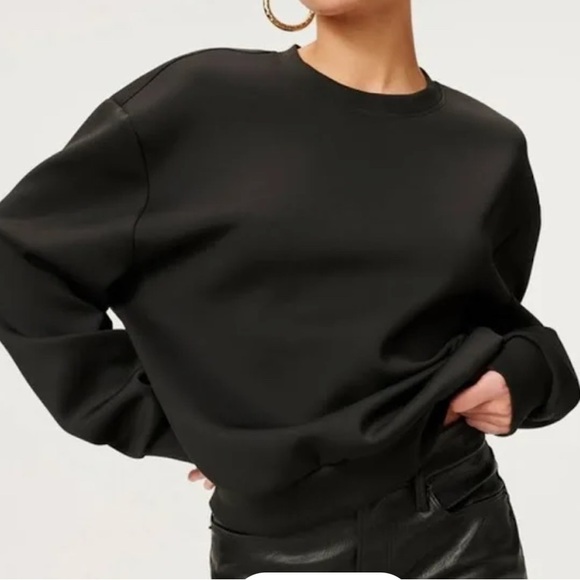Brand New Good American SCUBA
BOYFRIEND CREW Sweatshirt
Sweater Black Size 3 (L) - Picture 1 of 12